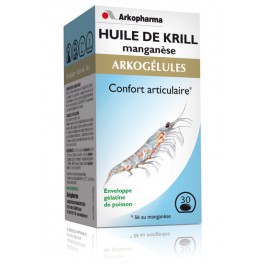 ARKOGELULES HUILE KRILL MANGANESE x30