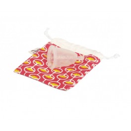 LAMAZUNA Coupelle menstruelle Taille 1 Pochette rose