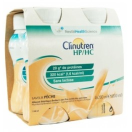 CLINUTREN HP HC PÊCHE 200MLX4 CLINUTREN HP HC PÊCHE 200MLX4