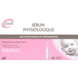 BABYSOIN SERUM PHYSIOLOGIQUE X40 UNIDOSES DE 5ML