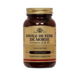 SOLGAR HUILE DE FOIE DE MORUE 100 CAPSULES