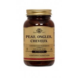 SOLGAR PEAUX, ONGLES, CHEVEUX 120 TABLETS SOLGAR PEAUX, ONGLES, CHEVEUX 120 TABLETS