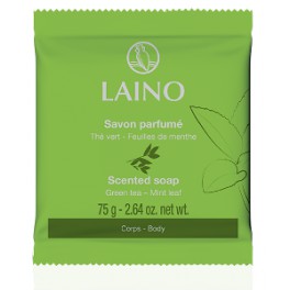 LAINO SAVON PARFUME THE VERT FEUILLE DE MENTHE 75G LAINO SAVON PARFUME THE VERT FEUILLE DE MENTHE 75G