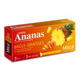 MILICAL EXTRA ANANAS BRÛLE-GRAISSES 7 Fioles/10ml