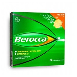 BEROCCA 60 COMPRIMES EFFERVESCENTS SANS SUCRE