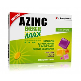 AZINC ENERGIE MAX 30 COMPRIMES A AVALER