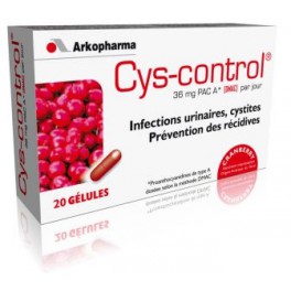 CYS-CONTROL MEDICAL 36MG 20 GELULES