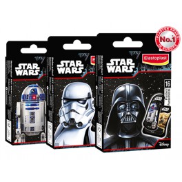 ELASTOPLAST STAR WARS 16 PANSEMENTS 3 TAILLES ELASTOPLAST STAR WARS 16 PANSEMENTS 3 TAILLES