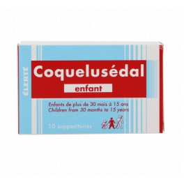 COQUELUSEDAL, 10 SUPPOSITOIRES ENFANTS