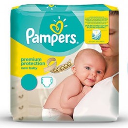 PAMPERS NEW BABY TAILLE 1 2-5kg PAQUET 21