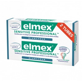 ELMEX DENTIFRICE SENSITIVE PROFESSIONAL  LOT DE 2X75ML