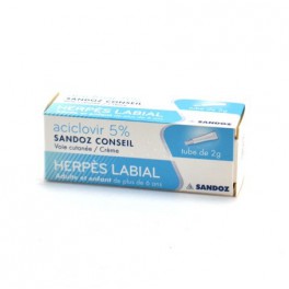 ACICLOVIR 5% CREME HERPES LABIAL 2G