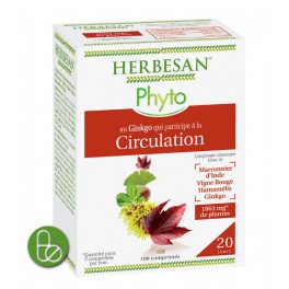 HERBESAN PHYTO GINKGO CIRCULATION 100 COMPRIMES HERBESAN PHYTO GINKGO CIRCULATION 100 COMPRIMES