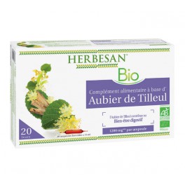 HERBESAN PHYTO AUBIER DE TILLEUL 20 AMPOULES HERBESAN PHYTO AUBIER DE TILLEUL 20 AMPOULES