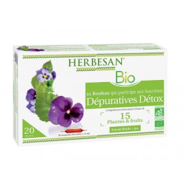 HERBESAN COMPLEXE BOULEAU BIO-DETOX 20 AMPOULES