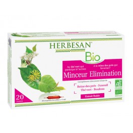 HERBESAN PHYTO COMPLEXE THE VERT - REINE DE PRES BIO 20 AMPOULES