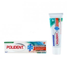 POLIDENT CREME FIXATIVE POUR APPAREIL DENTAIRE PROTECTION GENCIVES 40G