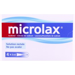 MICROLAX  4 SOLUTIONS RECTALES