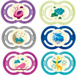 MAM PERFECT NUIT SUCETTE SILICONE +18 MOIS BOÎTE DE 2 MAM PERFECT NUIT SUCETTE SILICONE +18 MOIS BOÎTE DE 2