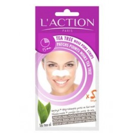 L'ACTION PATCHS POINTS NOIRS TEA TREE SACHET DE 5 STRIPS