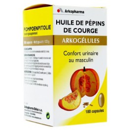 ARKOGELULES HUILE DE PEPINS DE COURGE 180 CAPSULES ARKOGELULES HUILE DE PEPINS DE COURGE 180 CAPSULES