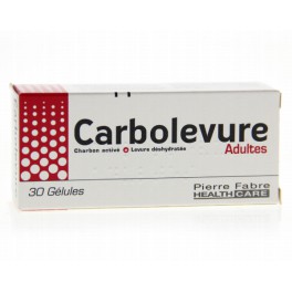 CARBOLEVURE ADULTE 30 GELULES