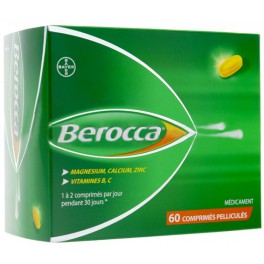 BEROCCA 60 COMPRIMES PELLICULES 