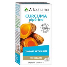 ARKOGELULES CURCUMA +PIPERINE X45