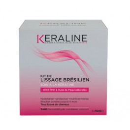 KERALINE KIT LISSAGE BRESILIEN 4x70ml