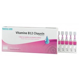 VITAMINE B12 CHAUVIN COLLYRE UNIDOS 
