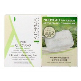 ADERMA Pain surgras avoine Rhealba 2x100g ADERMA Pain surgras avoine Rhealba 2x100g