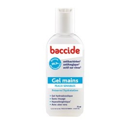 BACCIDE GEL MAINS PEAUX SENSIBLES 