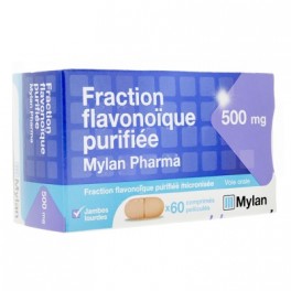 FRACTION FLAVONOIQUE MYLAN PH 500mg 