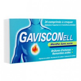 GAVISCONELL MENTHE SANS SUCRE 