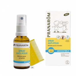 AROMAPOUX BIO SPRAY ANTI-POUX + PEIGNE 30ml AROMAPOUX BIO SPRAY ANTI-POUX + PEIGNE 30ml