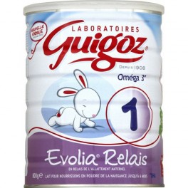 GUIGOZ EVOLIA RELAIS1 LAIT 800G