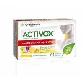 ACTIVOX MAUX DE GORGE-TOUX SECHE 24CP