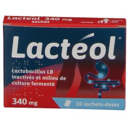 LACTEOL 340MG, 10 sachets poudre buvable