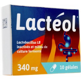 LACTEOL 340MG, 10 gélules