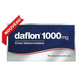 DAFLON 1000mg Cpr pell Plq/18