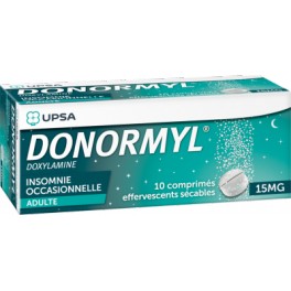 DONORMYL 15MG COMPRIMES EFFERVESCENTS X10
