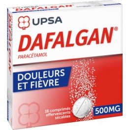 DAFALGAN 500MG COMPRIMES EFFERVESCENTS X16