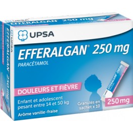 EFFERALGAN 250MG 10 STICKS