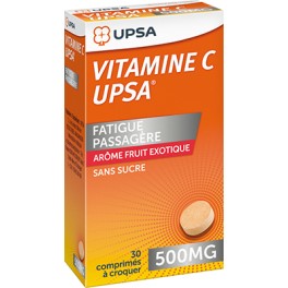 VITAMINE C UPSA FRUITS EXOTIQUES COMPRIMES A CROQUER X30