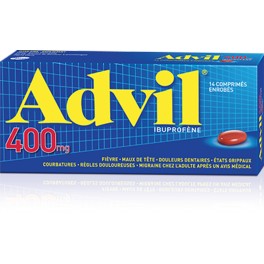 ADVIL 400MG, 14 comprimés