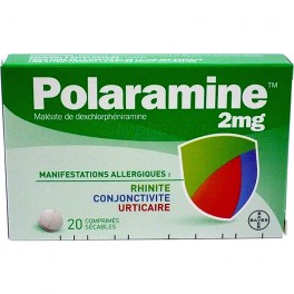POLARAMINE 20 COMPRIMES POLARAMINE 20 COMPRIMES