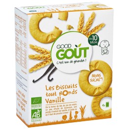 GOODGOUT BISCUIT ROND VANILL 80G GOODGOUT BISCUIT ROND VANILL 80G