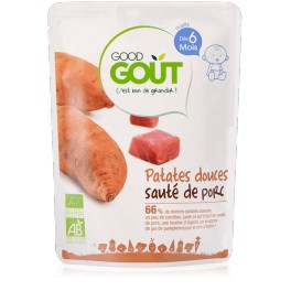 GOODGOUT PATAT DOUC/SAUTE PORC190G