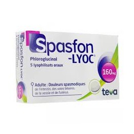 SPASFONLYOC 160MG, 5 comprimés lyoc