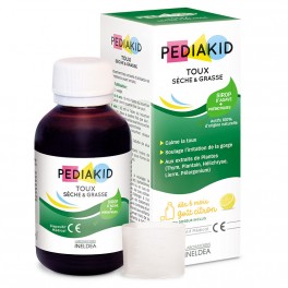 PEDIAKID TOUX SECHE GRASSE Sp citron Fl/125ml